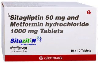 Sitazit M 50mg/1000mg Tablet 10