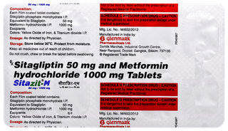 Sitazit M 50mg/1000mg Tablet 10