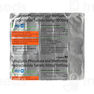 Stig Mt 50mg/1000mg Tablet 15