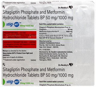 Stig Mt 50Mg/1000Mg Tablet 15