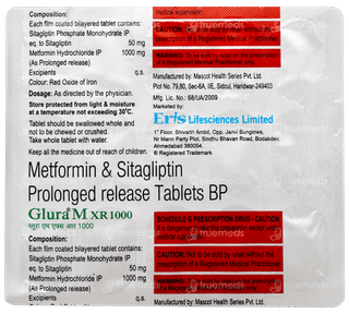 Glura M Xr 1000 Tablet 15