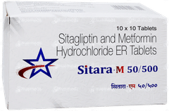 Sitara M 50/500 Tablet 10