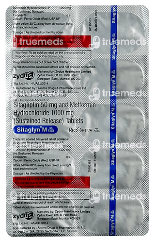 Sitaglyn M 50/1000 Tablet 10