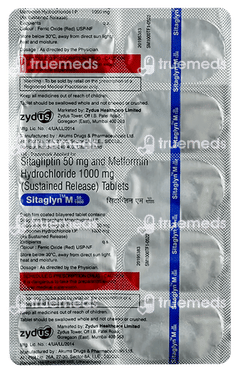 Sitaglyn M 50/1000 Tablet Sr 10