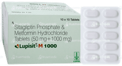 Lupisit M 1000 Tablet 10 Lupisit M 1000 Tablet 10