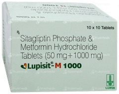 Lupisit M 1000 Tablet 10 Lupisit M 1000 Tablet 10