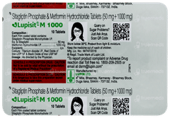 Lupisit M 1000 Tablet 10 Lupisit M 1000 Tablet 10