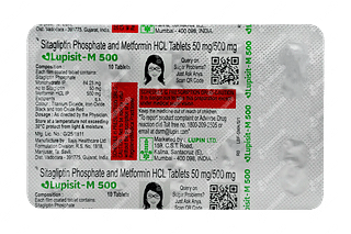 Lupisit M 50/500 MG Tablet 10