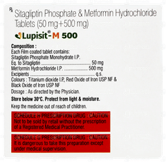 Lupisit M 500 Tablet 10 Lupisit M 500 Tablet 10