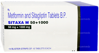 Sitaxa M 50+1000 Tablet 15