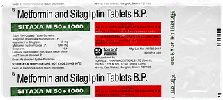 Sitaxa M 50+1000 Tablet 15