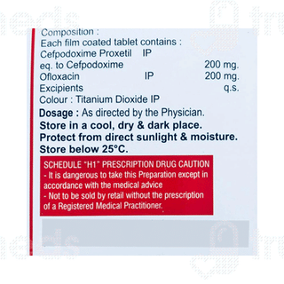 Cepodin O 200/200 MG Tablet 10