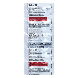 Culmi 20 Mg Tablet 10