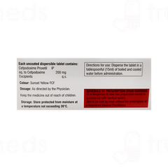 Cefemed 200 MG Tablet 10 Cefemed 200 MG Tablet 10