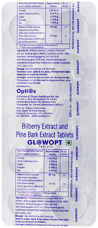 Glowopt Tablet 10