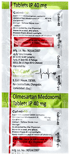 Culmi 40 Mg Tablet 10