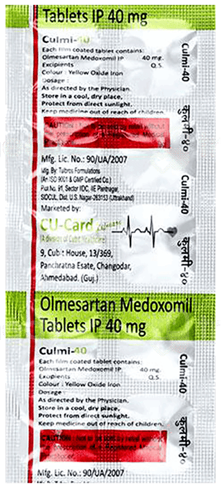 Culmi 40 Mg Tablet 10