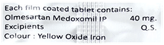 Culmi 40 Mg Tablet 10 Culmi 40 Mg Tablet 10