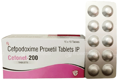 Cefonet 200 Mg Tablet 10 Cefonet 200 Mg Tablet 10