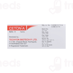 Ceton A 5/60 MG Tablet 10 Ceton A 5/60 MG Tablet 10