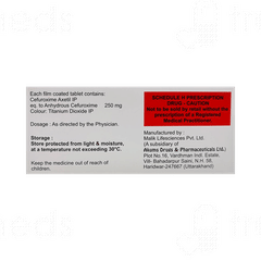Crintum 250 MG Tablet 10 Crintum 250 MG Tablet 10