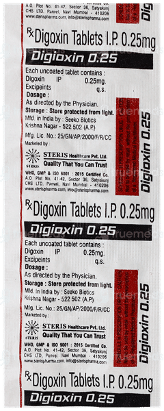 Digioxin 0.25 Tablet 10