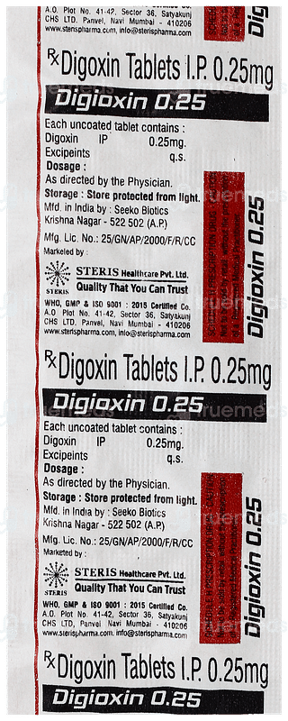 Digioxin 0.25 Tablet 10