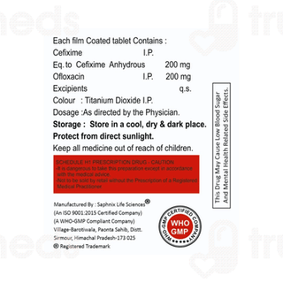 Cefitrust O 200/200 MG Tablet 10