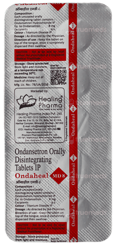 Ondaheal Md 8 Tablet 10 Ondaheal Md 8 Tablet 10