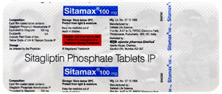 Sitamax 100mg Tablet 10