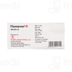 Flamover D 50/10 MG Tablet 10 Flamover D 50/10 MG Tablet 10