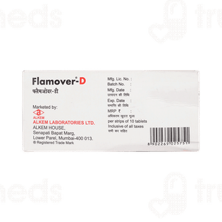Flamover D 50/10 MG Tablet 10