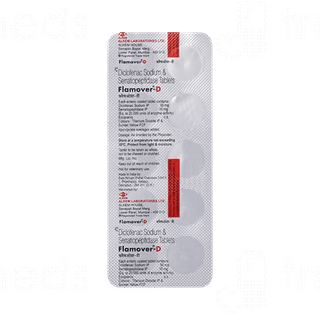 Flamover D 50/10 MG Tablet 10