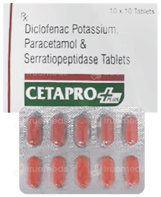 Cetapro Plus 50/325/10 Mg Tablet 10