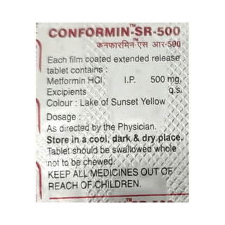 Conformin Sr 500 MG Tablet 10
