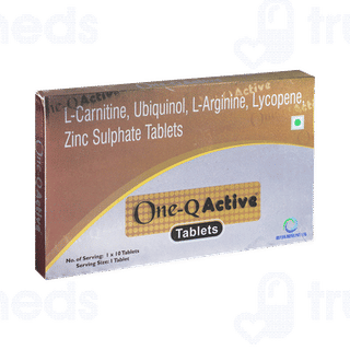 l carnitine food sources One Q Active Tablet 10 - Uses, Side Effects, Dosage, Price