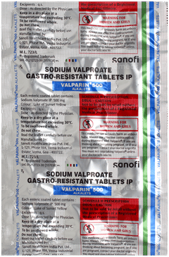 Valparin 500 Alkalets Tablet 15