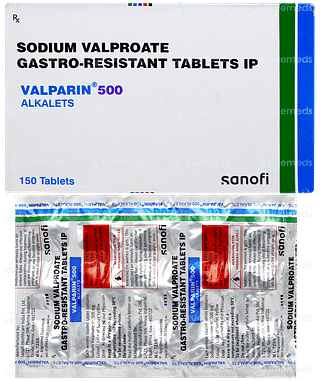 Valparin 500 Tablet 15