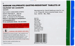 Valparin 500 Alkalets Tablet 15