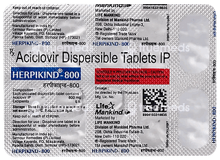 Herpikind 800 Tablet 10