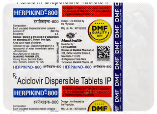 Herpikind 800 Tablet 10