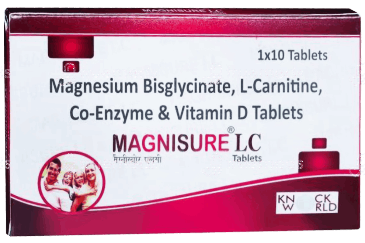 Magnisure Lc Tablet 10 - Uses, Side Effects, Dosage, Price | Truemeds