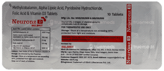 Neuronz Plus Neuronz D Tablet 10: Uses, Side Effects, Price & Substitutes