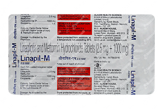 Linapil M 2.5/1000 MG Tablet 10