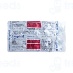 Linapil M 2.5/1000 Tablet 10 Linapil M 2.5/1000 Tablet 10