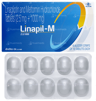 Linapil M 2.5/1000 Tablet 10