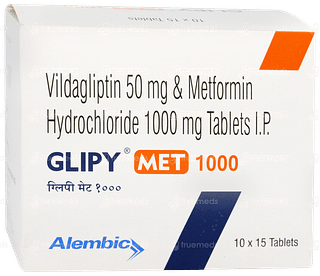 Glipy Met 1000 Tablet 15