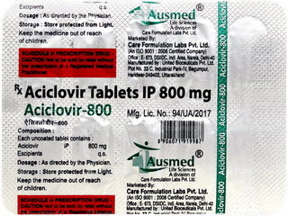 Aciclovir 800 Tablet 10