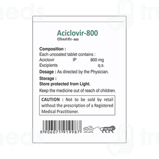 Aciclovir 800 Tablet 10