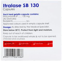 Itralase Sb 130 Capsule 10
